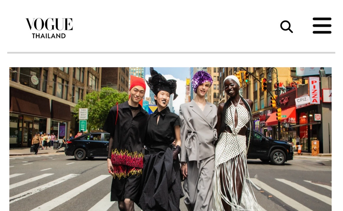 Vogue Highlights Thai Design Excellence: WDYW New York and DITP Showcase Talent at NYFW and Coterie