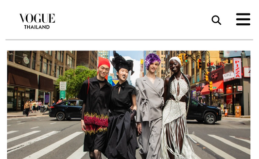 Vogue Highlights Thai Design Excellence: WDYW New York and DITP Showcase Talent at NYFW and Coterie