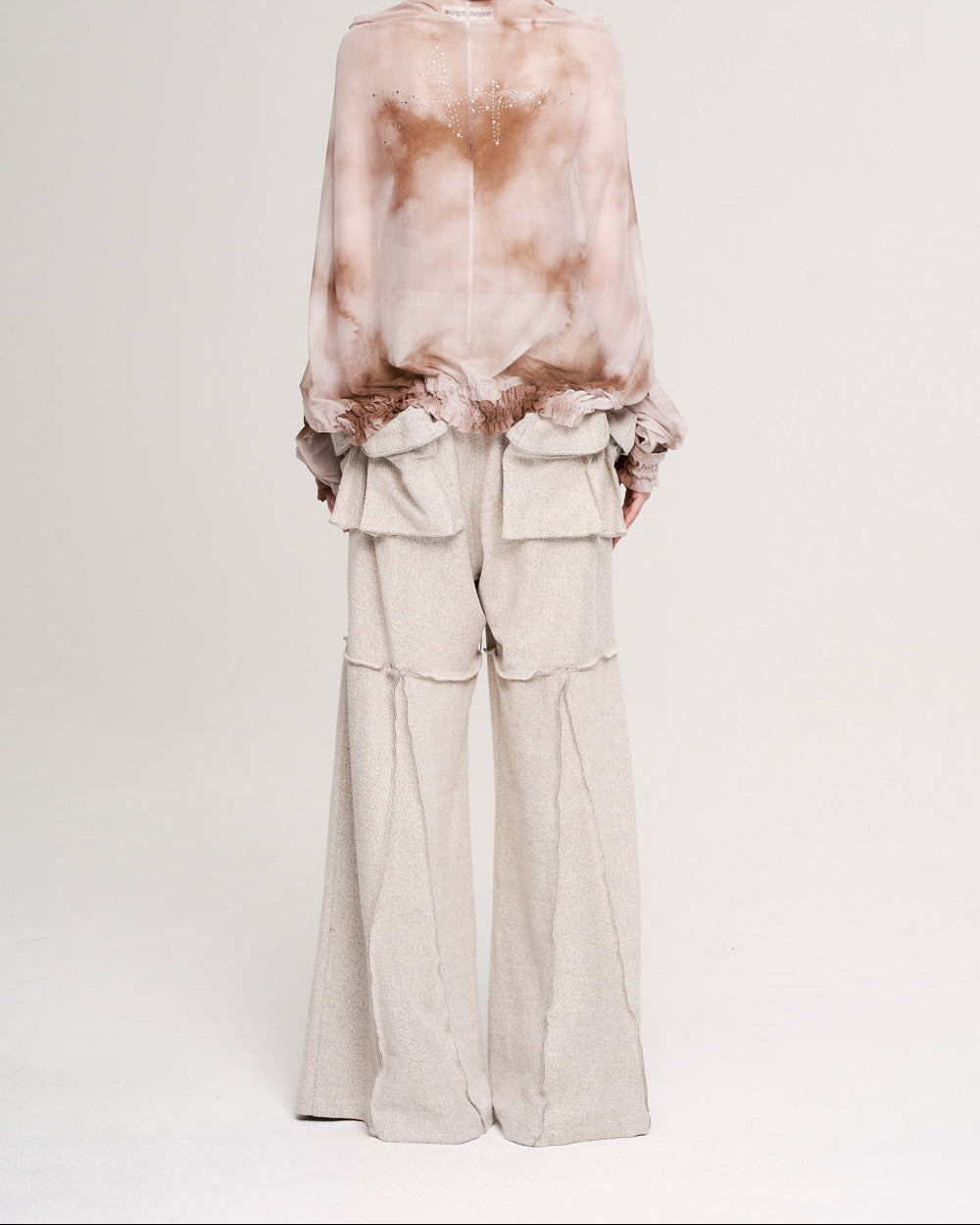 INSIDE OUT MAXI 3D POCKET WIDE PANTS