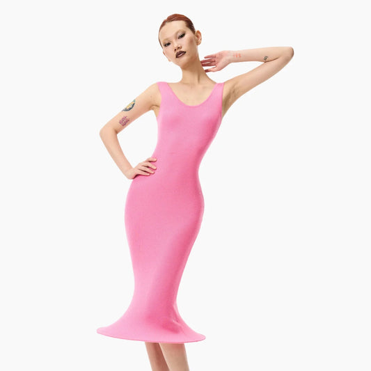 Bad Binch Tong Tong Siren Mermaid Hoop Dress Pink