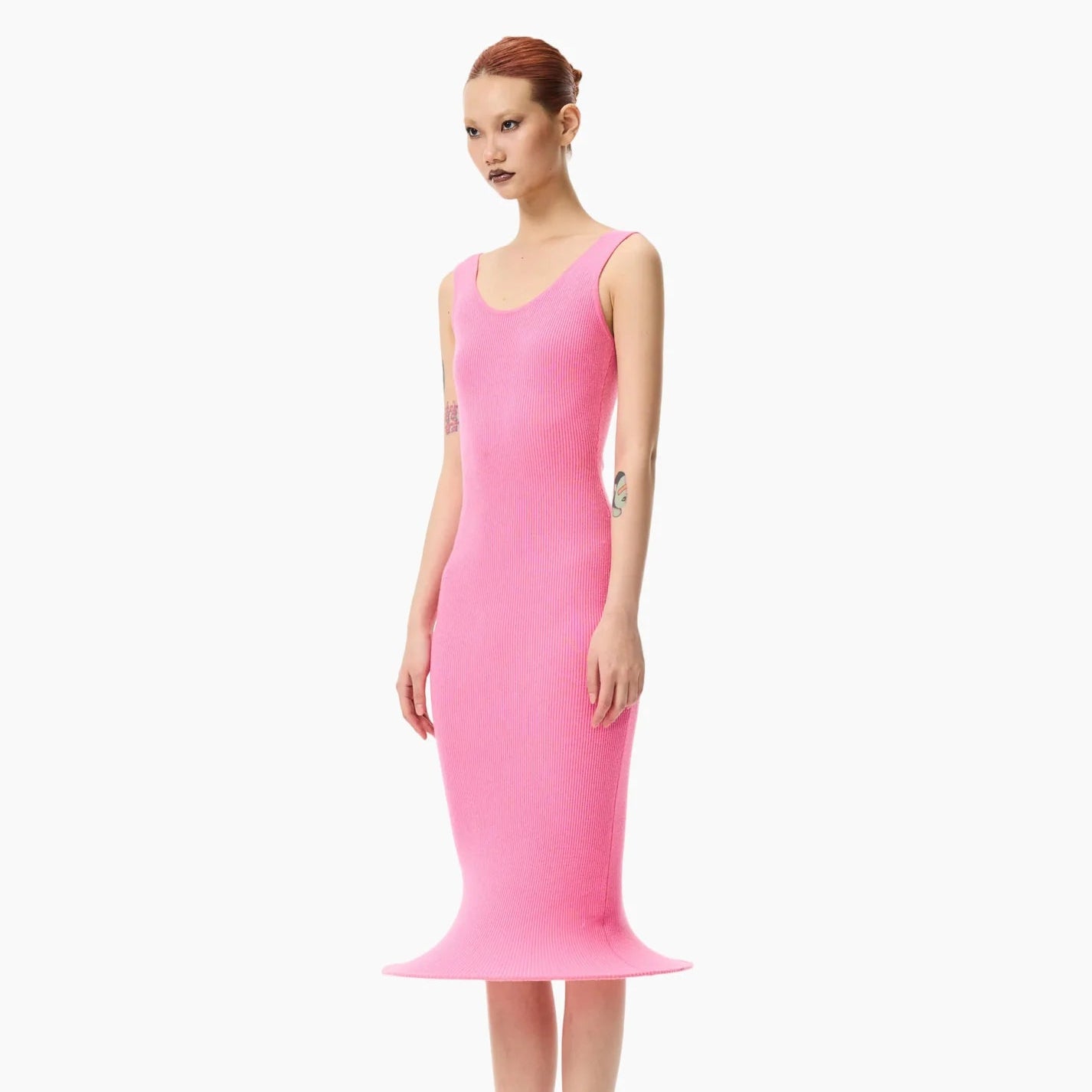 Bad Binch Tong Tong Siren Mermaid Hoop Dress Pink