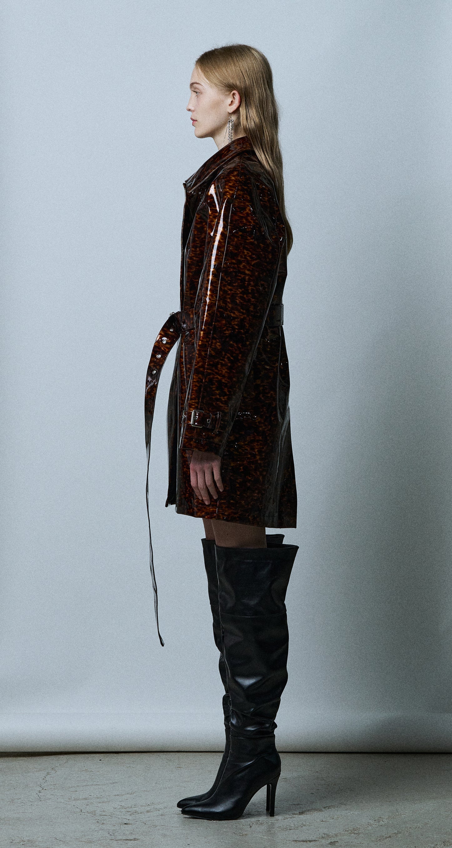 Hannah Shin GLASS LEOPARD SAFARI JACKET