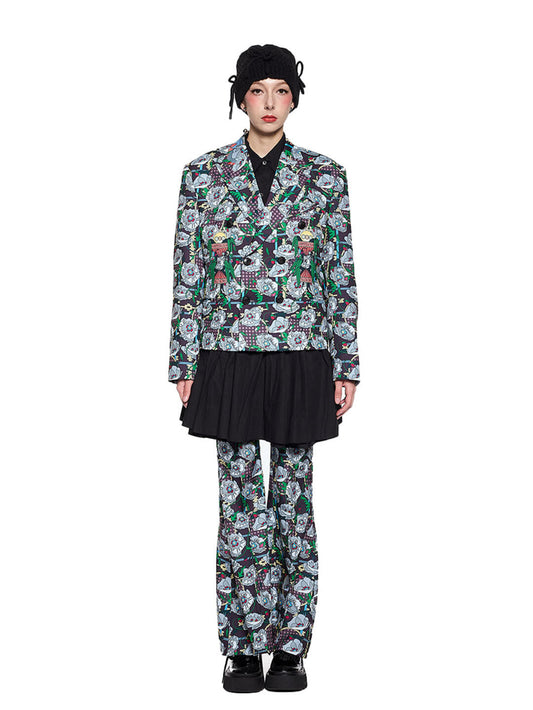 Greedilous Blossom Emblem Jacket