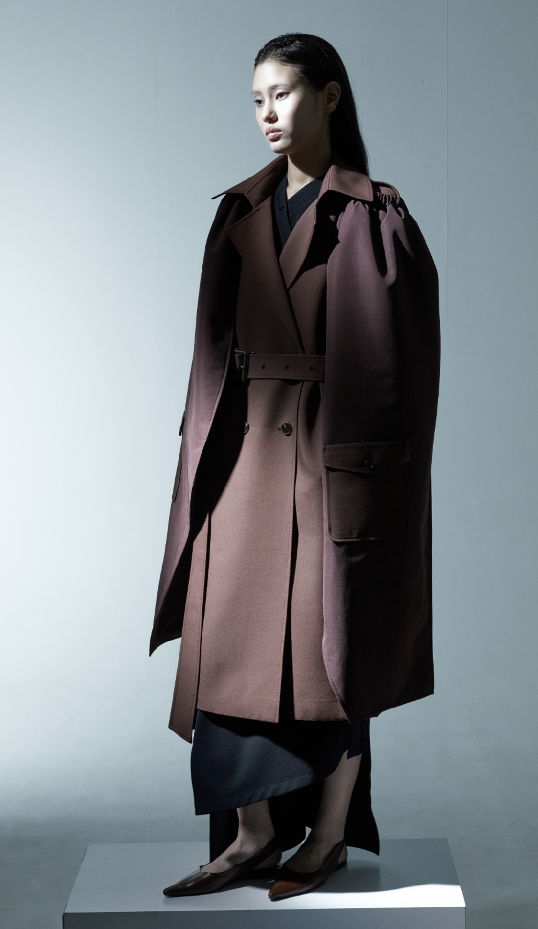 Besfxxx Bomber Layer Trench Coat