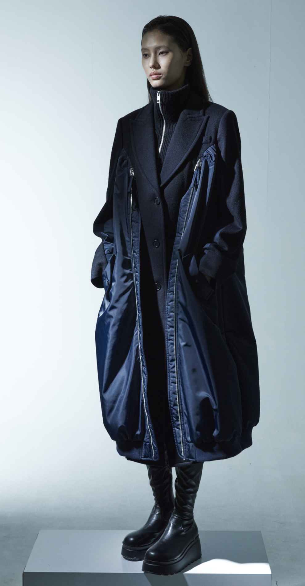 Besfxxx Bomber Panel Pea Coat