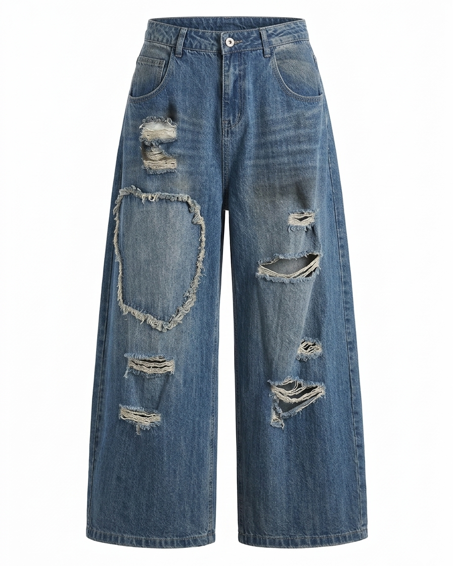 Dear Alien Denim Baggy RIpped