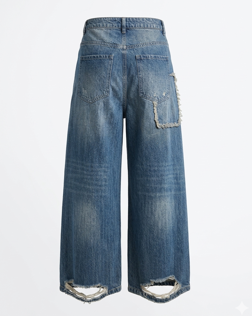 Dear Alien Denim Baggy RIpped