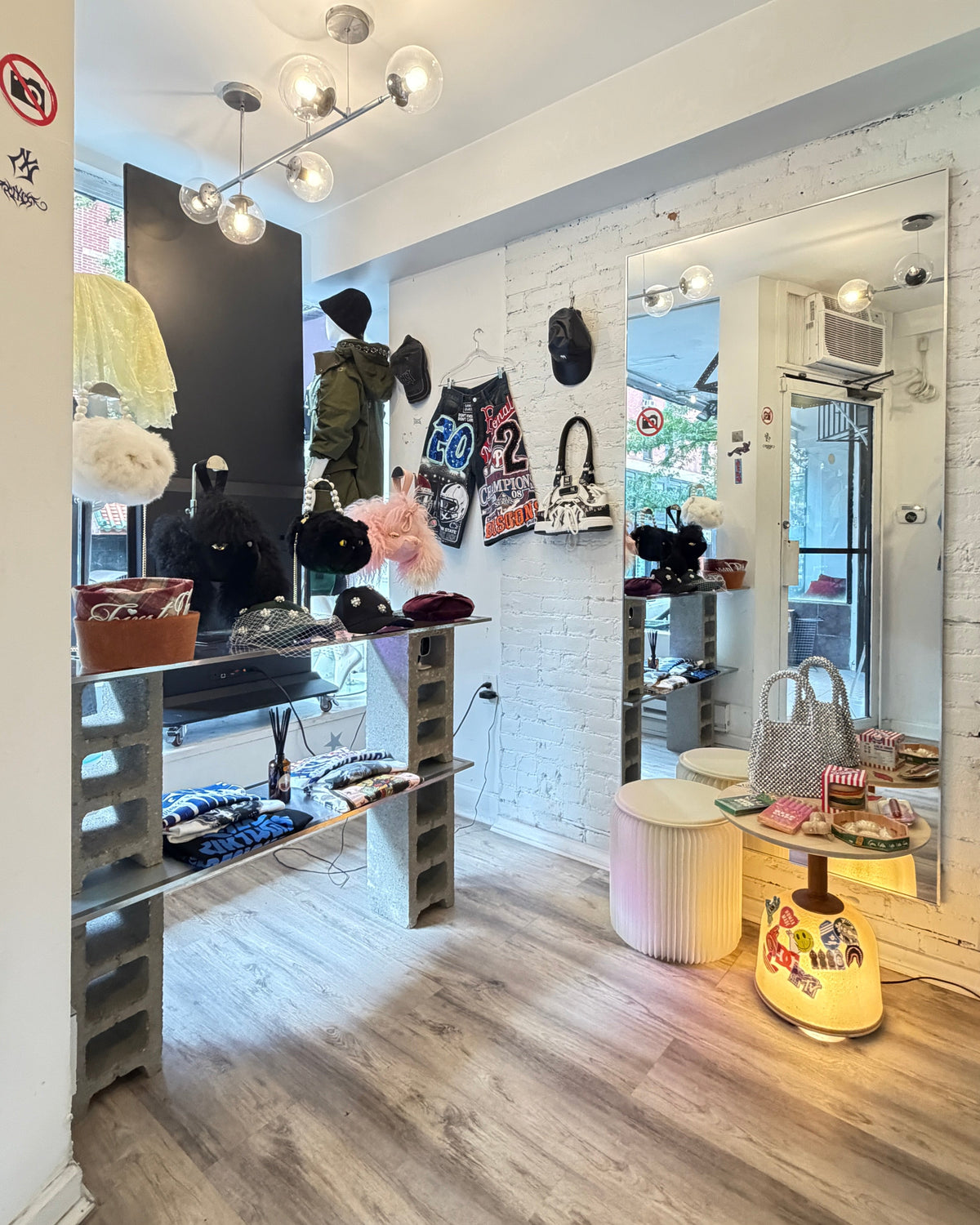 Retail consignment and PR showroom at Future Treasure, 96 Orchard Street.