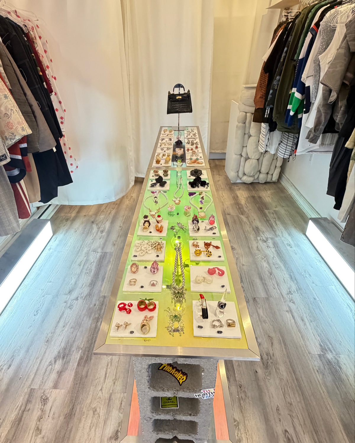 Retail consignment and PR showroom at Future Treasure, 96 Orchard Street.