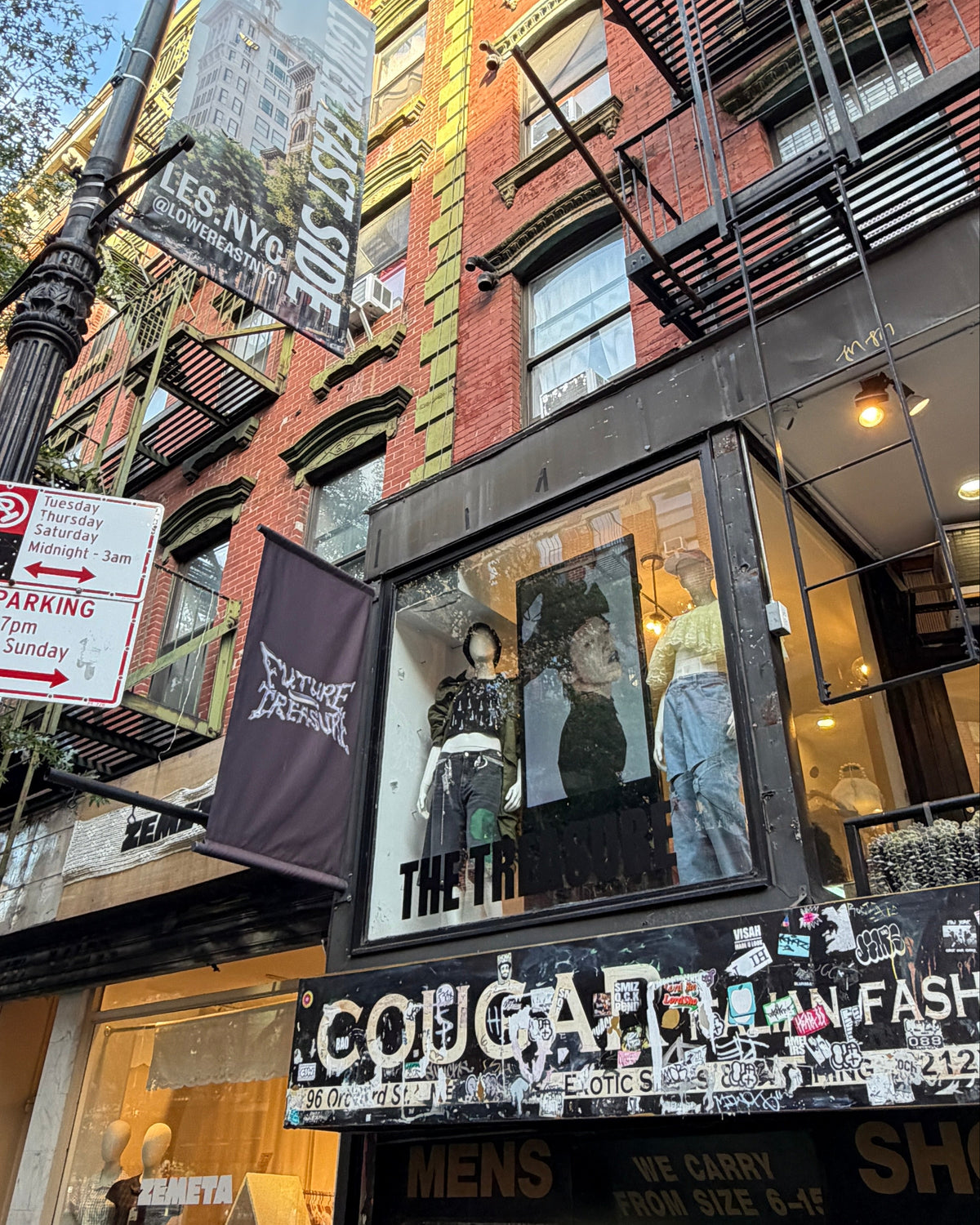 Retail consignment and PR showroom at Future Treasure, 96 Orchard Street.