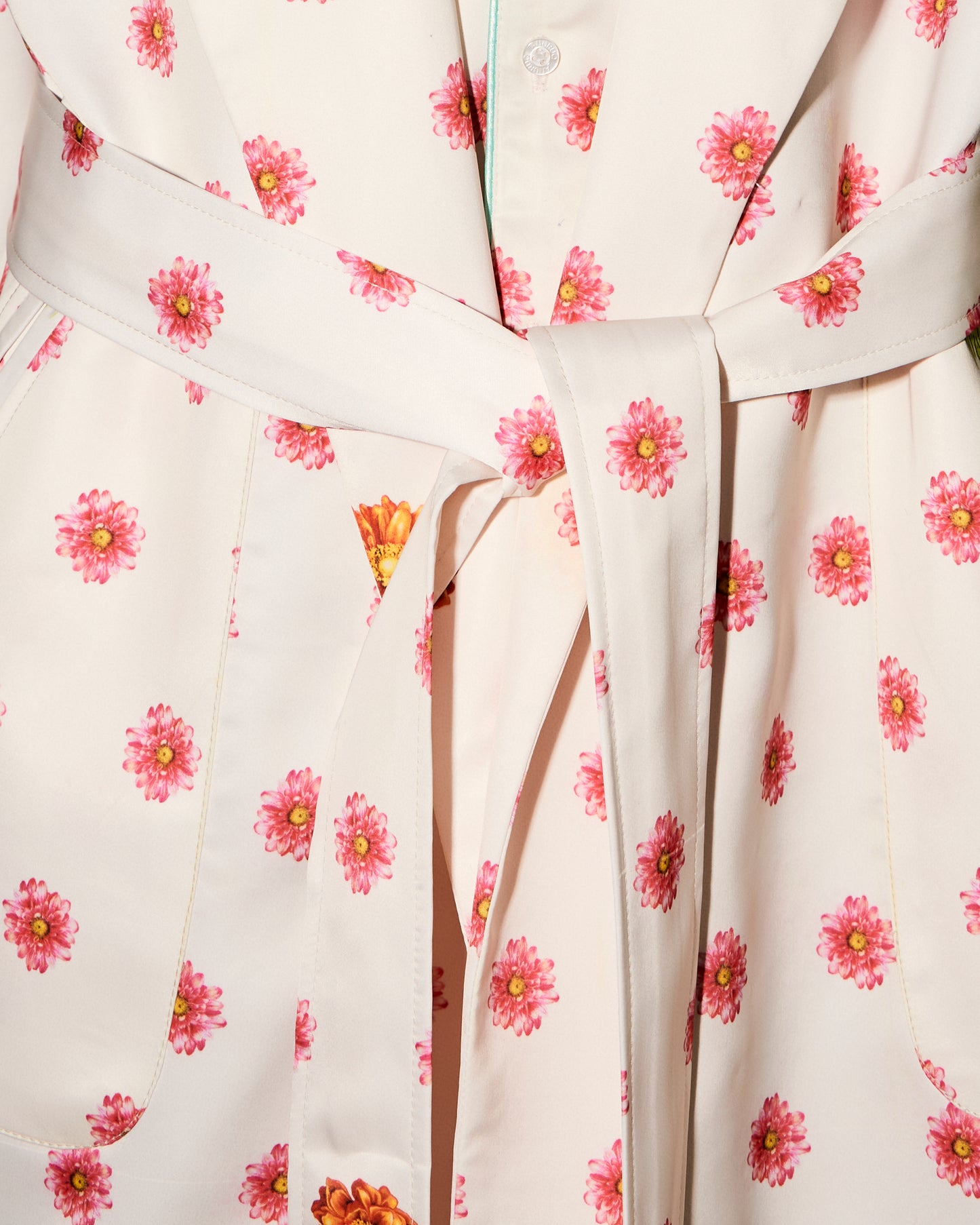 Anuruq FLOWERS DOT BATHROBE