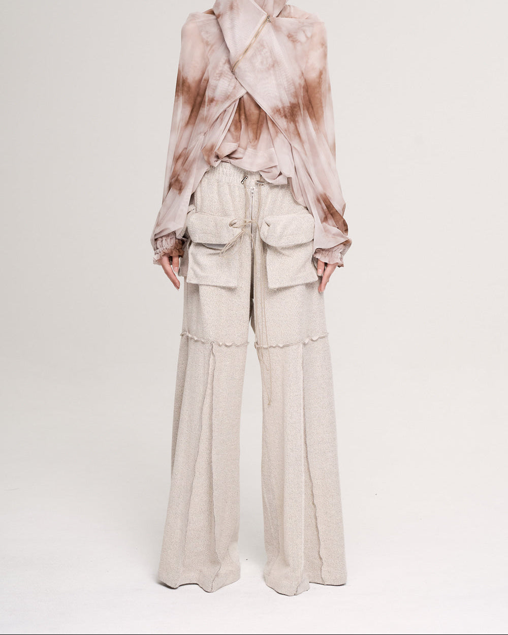 INSIDE OUT MAXI 3D POCKET WIDE PANTS